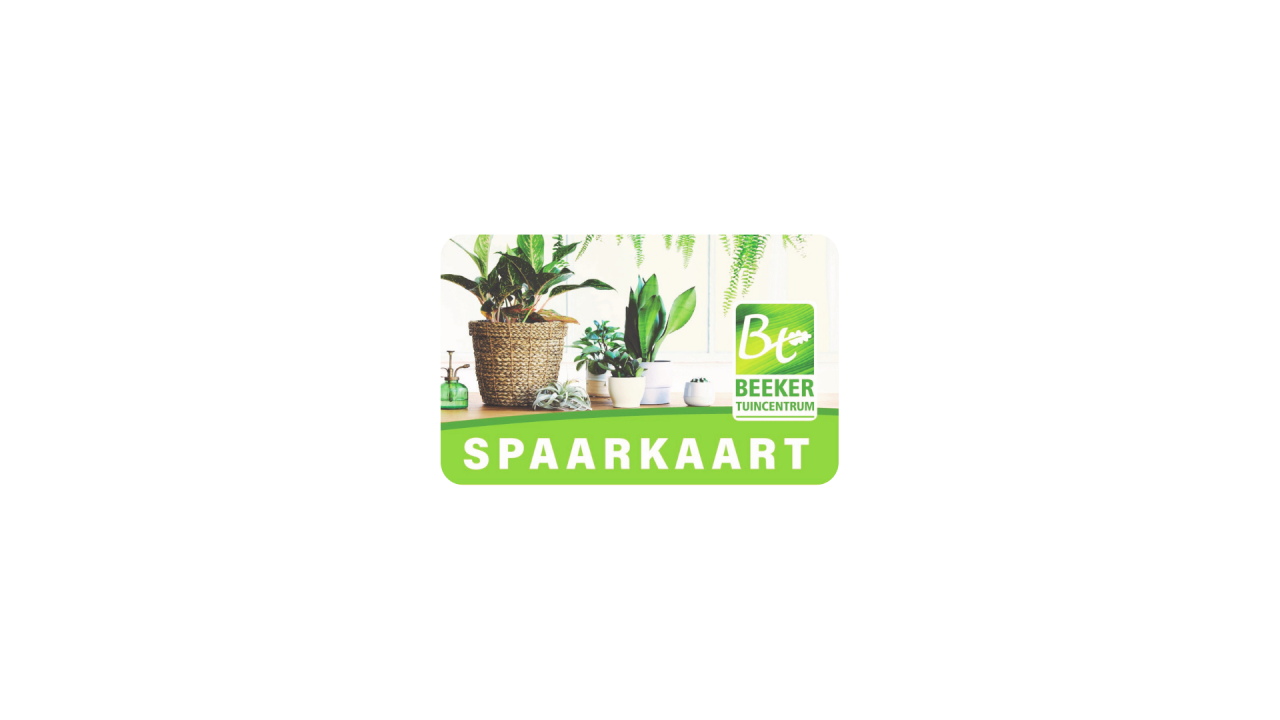 Beeker Tuincentrum Spaarkaart